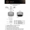 Подвесной светильник Aployt Felikayt APL.861.03.12 - фото 4848708