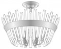 Светильник на штанге Citilux Вестерос CL307160 - фото 4858750