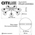 Потолочная люстра Citilux Tika CL133170 - фото 4860312