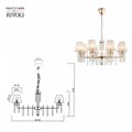 Подвесная люстра Rivoli Lilith Б0054948 - фото 4866459 Подвесная люстра Rivoli Lilith Б0054948 - фото 4866459