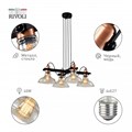 Подвесной светильник Rivoli Leila Б0055028 - фото 4866516 Подвесной светильник Rivoli Leila Б0055028 - фото 4866516