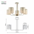 Люстра на штанге Rivoli Evonne Б0055642 - фото 4866897 Люстра на штанге Rivoli Evonne Б0055642 - фото 4866897