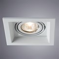 Встраиваемый светильник Arte Lamp Canis A6661PL-1WH - фото 4869504