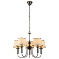 Подвесная люстра Arte Lamp Alice A3579LM-5AB - фото 4869980