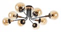 Люстра на штанге Arte Lamp Oxford A2716PL-8BK - фото 4870540