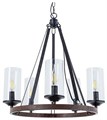 Подвесная люстра Arte Lamp Dalim A7014SP-5BK - фото 4871219