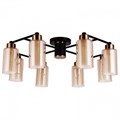 Потолочная люстра Arte Lamp Leo A7027PL-8BK - фото 4871727
