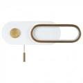 Бра Arte Lamp Lucas A2602AP-10WH - фото 4871747