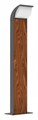 Наземный низкий светильник Arte Lamp Metropolis A1991PA-1BK - фото 4872326