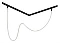 Подвесной светильник Arte Lamp Loop A4910PL-1WH - фото 4872979