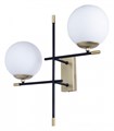 Бра Arte Lamp Arkab A2225AP-2BK - фото 4873151