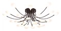 Потолочная люстра Arte Lamp Guimet A7423PL-28BK - фото 4873245