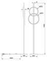 Торшер Arte Lamp Fluido A3913PN-24BK - фото 4873462 Торшер Arte Lamp Fluido A3913PN-24BK - фото 4873462