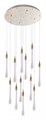 Подвесная люстра Arte Lamp Raindrop A1803LM-36PB - фото 4873643