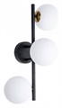 Бра Arte Lamp Gemini A2243PL-3BK - фото 4873707