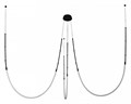 Подвесная люстра Arte Lamp Klimt A2850SP-38BK - фото 4873797