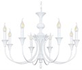 Подвесная люстра Arte Lamp Collinetta A4094LM-8WH - фото 4873876