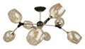 Люстра на штанге Arte Lamp Seppia A4211PL-8BK - фото 4873887