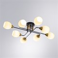 Потолочная люстра Arte Lamp Andrea A8141PL-8BK - фото 4874064