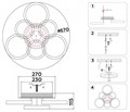 Потолочная люстра Ambrella Light FA FA3844 - фото 4897308