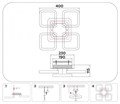 Потолочная люстра Ambrella Light FA FA3861 - фото 4897325