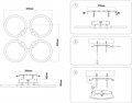Потолочная люстра Ambrella Light FA FA3808 - фото 4900154