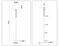 Торшер Ambrella Light LH LH71008 - фото 4902606 Торшер Ambrella Light LH LH71008 - фото 4902606