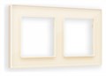 Рамка на 2 поста Ambrella Volt Platos Стекло органическое AF330302 - фото 4904716