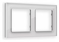 Рамка на 2 поста Ambrella Volt Platos Стекло органическое AF330402 - фото 4904732