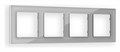 Рамка на 4 поста Ambrella Volt Platos Стекло органическое AF330404 - фото 4904739