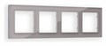 Рамка на 4 поста Ambrella Volt Platos Стекло органическое AF330504 - фото 4904756