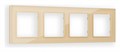Рамка на 4 поста Ambrella Volt Platos Стекло органическое AF330604 - фото 4904772