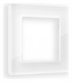Рамка на 1 пост Ambrella Volt Platos Стекло натуральное AF380101 - фото 4904824