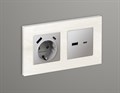 Накладка для розетки type A и C Ambrella Volt Quant AP5110 - фото 4905137 Накладка для розетки type A и C Ambrella Volt Quant AP5110 - фото 4905137