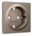 Накладка для розетки с заземлением Ambrella Volt Quant AP6360 - фото 4905190