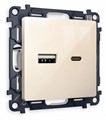 Розетка 2хUSB type A и C без рамки Ambrella Volt Quant MA311010 - фото 4905488