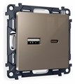Розетка 2хUSB type A и C без рамки Ambrella Volt Quant MA641010 - фото 4905762
