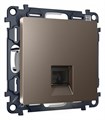 Розетка Ethernet RJ-45 и со шторками, без рамки Ambrella Volt Quant MA642010 - фото 4905765