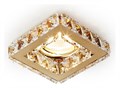 Встраиваемый светильник Ambrella Light Crystal K110 K110 CL/G - фото 4905847
