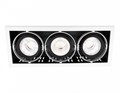 Встраиваемый светильник Ambrella Light Classic T81 T813 BK/CH 3*12W 4200K - фото 4906221