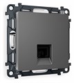 Розетка Ethernet RJ-45 и со шторками, без рамки Ambrella Volt Quant MA662010 - фото 4909226