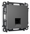 Розетка телефонная RJ-11 со штрокой, без рамки Ambrella Volt Quant MA662030 - фото 4909229