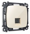 Розетка телефонная RJ-11 со штрокой, без рамки Ambrella Volt Quant MO312030 - фото 4909501