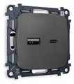 Розетка 2хUSB type A и C без рамки Ambrella Volt Quant MO911010 - фото 4910031