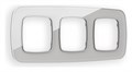 Рамка на 3 поста Ambrella Volt Radian Стекло органическое OF320403 - фото 4910253