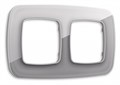 Рамка на 2 поста Ambrella Volt Radian Стекло органическое OF320502 - фото 4910265