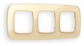 Рамка на 3 поста Ambrella Volt Radian Стекло органическое OF320603 - фото 4910285