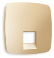 Накладка для розетки RJ-11 или RJ-45 Ambrella Volt Quant OP6120 - фото 4910642