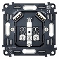 Механизм розетки с заземлением и 2хUSB type A Ambrella Volt Quant VM155 - фото 4910734