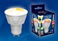 Лампа светодиодная Uniel Яркая Dim GU10 6Вт 3000K UL-00003990 - фото 4911304